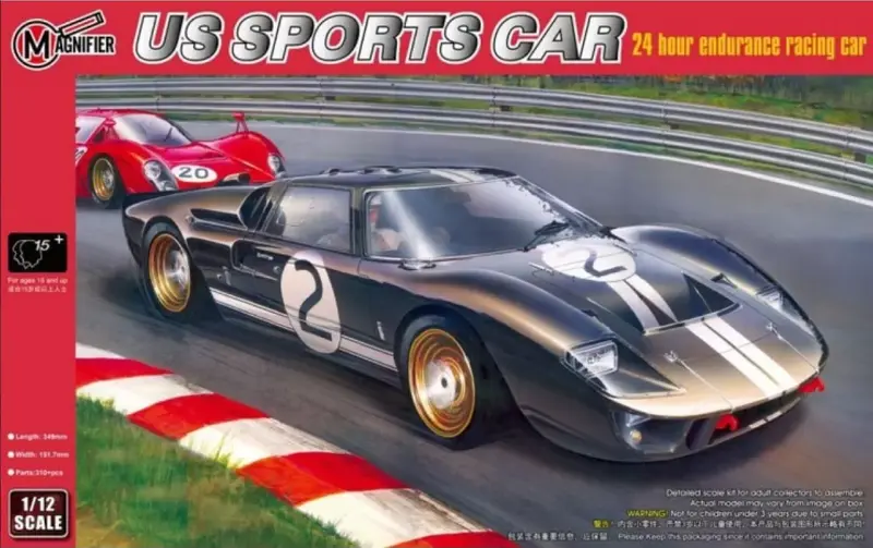 Magnifier 1966 Le Mans Winner Us Sports Coupe 1:12 - Mag00019 1