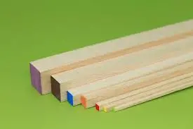 Me Balsa 5.0X915mm Square Yellow End - Meb3672 1