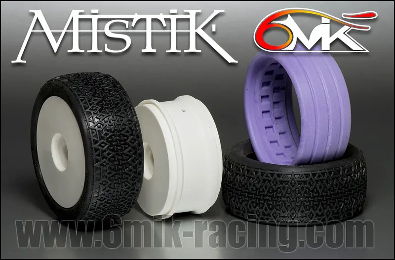 Mistik Green 1/8Th Buggy Un-Glued Tyre Deal - 1 Set 1