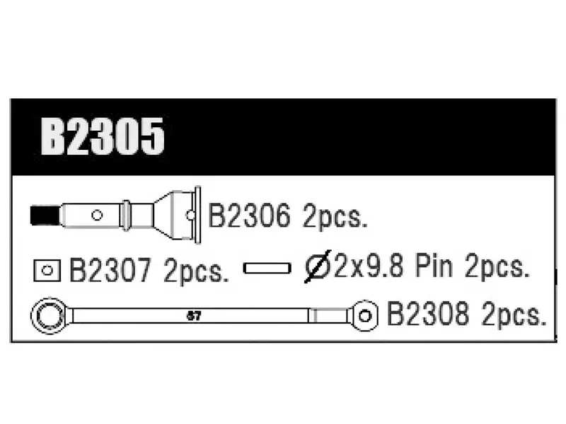 Msb1 Cva Driveshaft Kit 1
