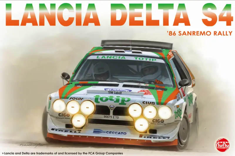 Nunu Lancia Delta S4 1986 Sanremo Rally 1:24 - Nu-24005 1