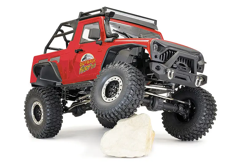 Outback Fury 2.0 4X4 1/10Th Trailer Crawler Ready To Run - Red * 1