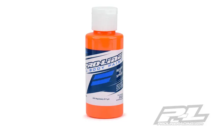 Proline Fluorescent Orange Lexan Body Paint 60Ml - Pro632801 1