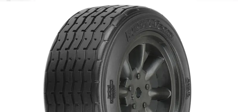 Proline Protoform 1:10 Fr Vta Tyres On Black 8-Spoke Wheel 26Mm 2Pcs - Prm1014018 1
