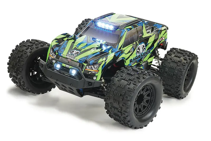 Ramraider 1/10Th Brushless Monster Truck Rtr - Green/Blue * 1