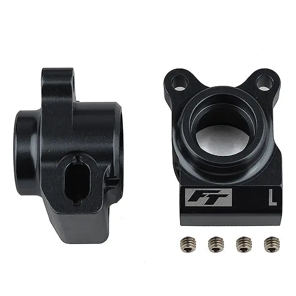 Rear Hubs Black Alu 1