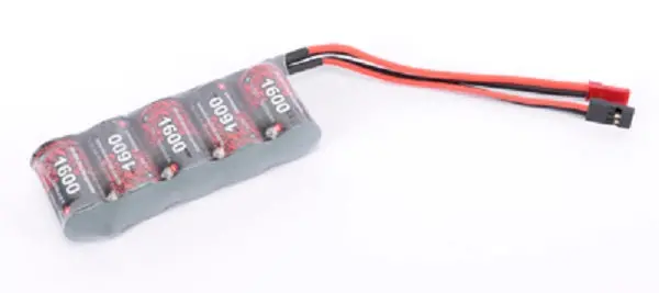 Receiver Pack Battery Nimh 1600Mah 6V - Flat 1