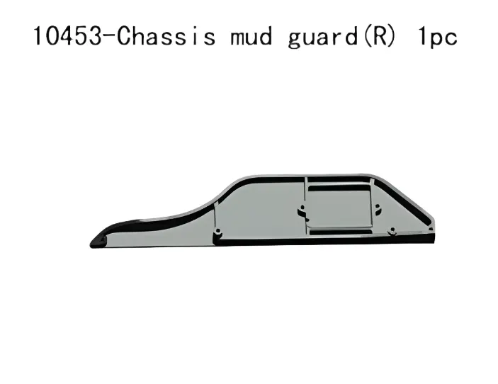 Riverhobby Chassis Right Mud Guard Suit Bullet 1Pc - Rh-10453 1