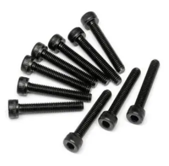 Rovan 4X25mm Fine Thread Cap Head Screws 10Pcs - Rov-68005 1