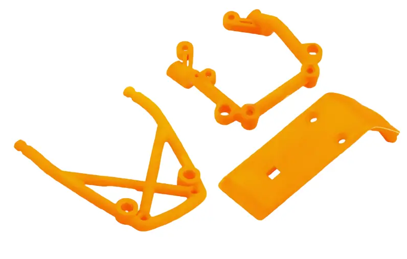 Rovan Front & Rear Bumper Set Orange - Rov-851313 1