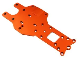 Rovan Rear Chassis Plate Aluminium Orange - Rov-65002 1
