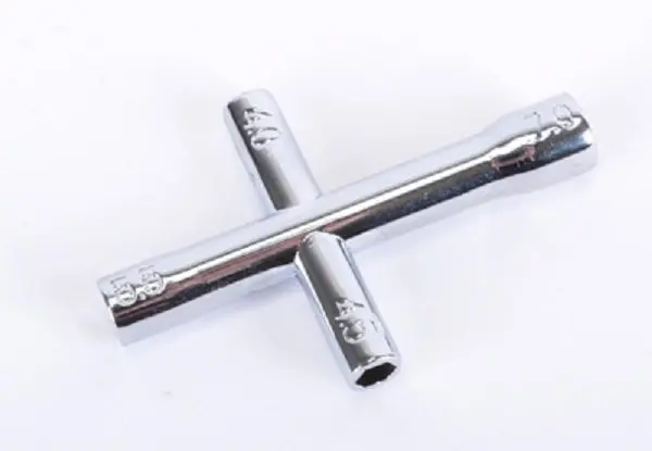 Small 4 Way Wrench - 4 / 4.5 / 5.5 / 7Mm 1