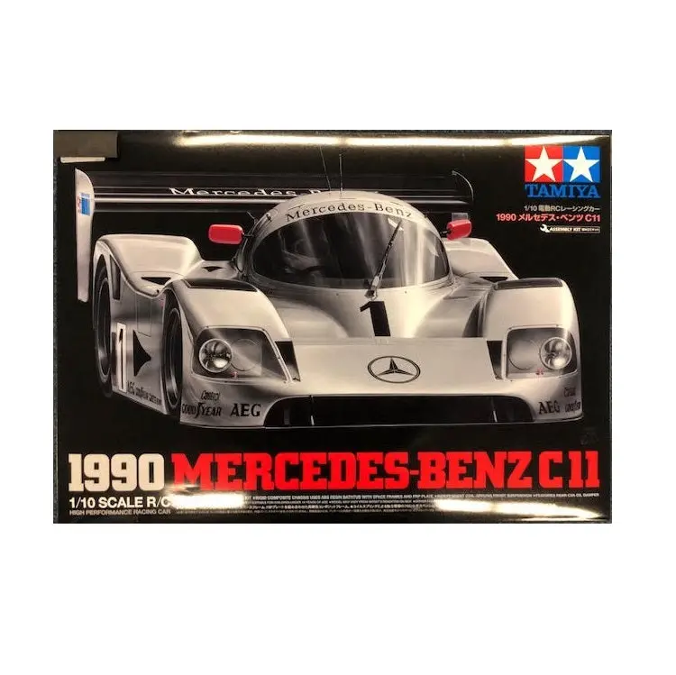 Tamiya 1990 Mercedes Benz C-11 No Esc Kit 1:10 - 47484 1