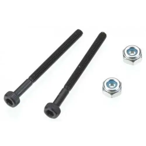Tamiya 2X25mm Cap Screw & 2Mm Nyloc Nuts - 49350 1