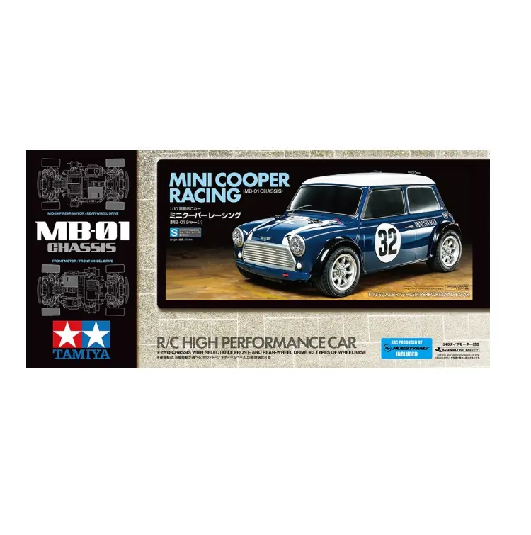 Tamiya Mini Cooper Racing Mb-01 Kit 1:10 - 58747 1