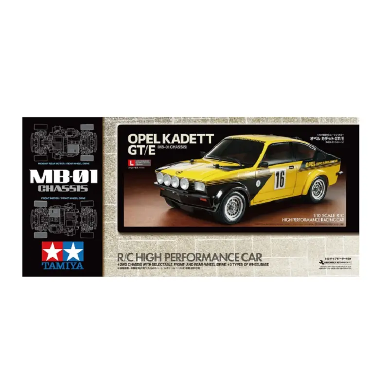 Tamiya Opel Kadett Gt/E Mb-01 Kit 1:10 No Esc - 58729A 1