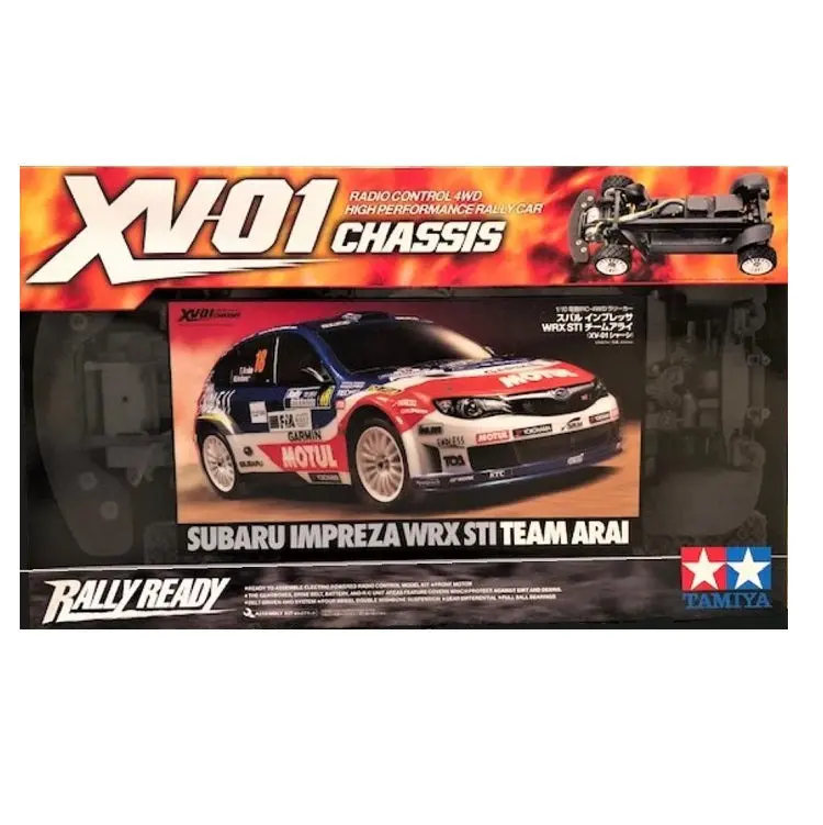 Tamiya Subaru Wrx Sti Team Arai Xv-01 Kit 1:10 - 58528 1
