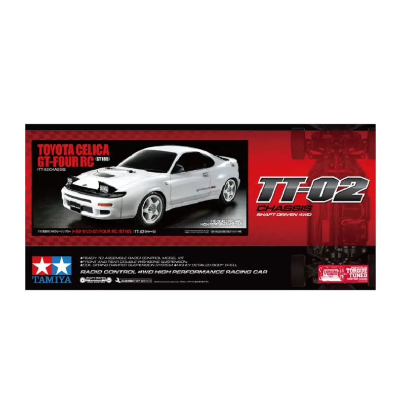 Tamiya Toyota Celica Gt-Four St185 Tt-02 1:10 Kit No Esc - 58730A 1
