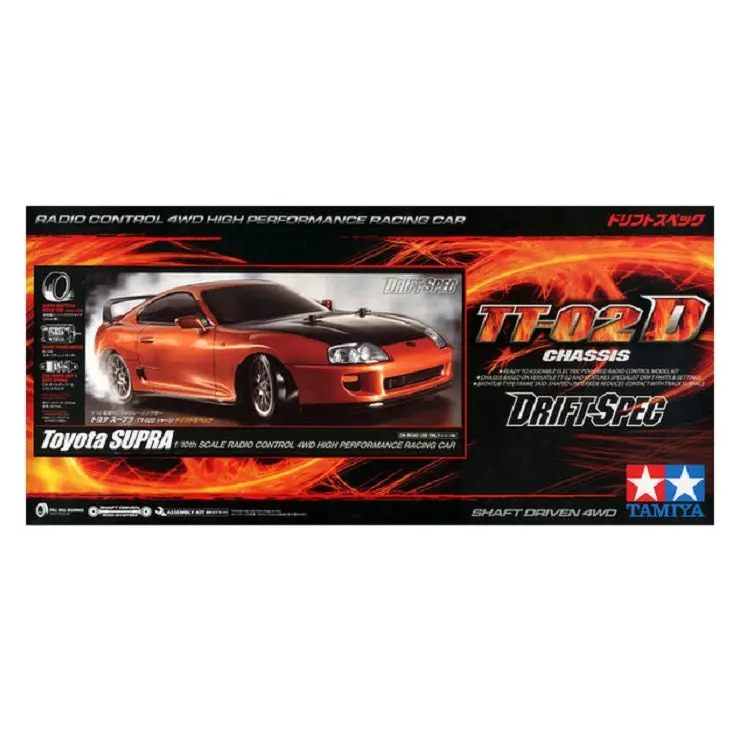 Tamiya Toyota Supra Tt-02D No Esc Kit 1:10 - 58613A 1