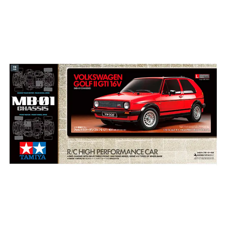 Tamiya Vw Golf Mkii Gti 16V Mb-01 Kit 1:10 - 58748 1
