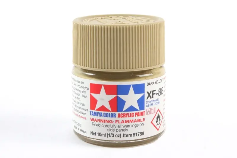 Tamiya Xf-88 Dark Yellow 2 Mini Acrylic 10Ml - 81788 1