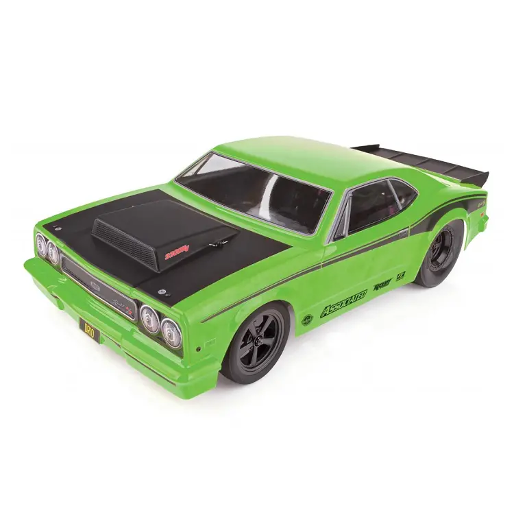 Team Assoc. Dr10 Green Drag Race Car W/ Xp120 2.4Ghz Radio, 3300Kv Brushless Motor & Dvc - Ass70026 1