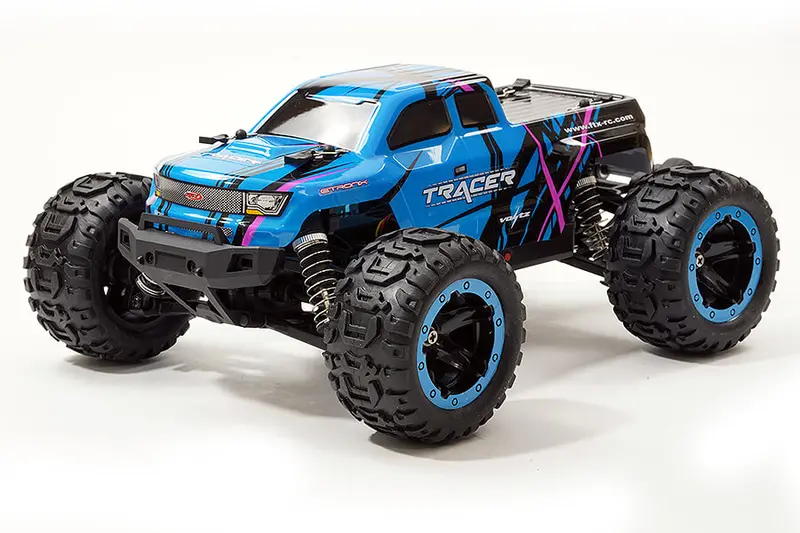 Tracer 1/16Th Electric Brushless 4Wd Monster Truck Ready To Run - Blue 1