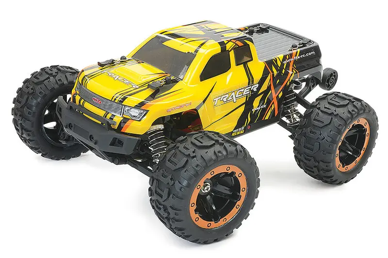 Tracer 1/16Th Electric Brushless 4Wd Monster Truck Ready To Run - Yellow 1