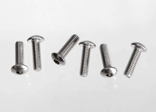 Traxxas 3X10mm Hex Drive Button Head Stainless Steel Screws 6Pcs - 2577X 1