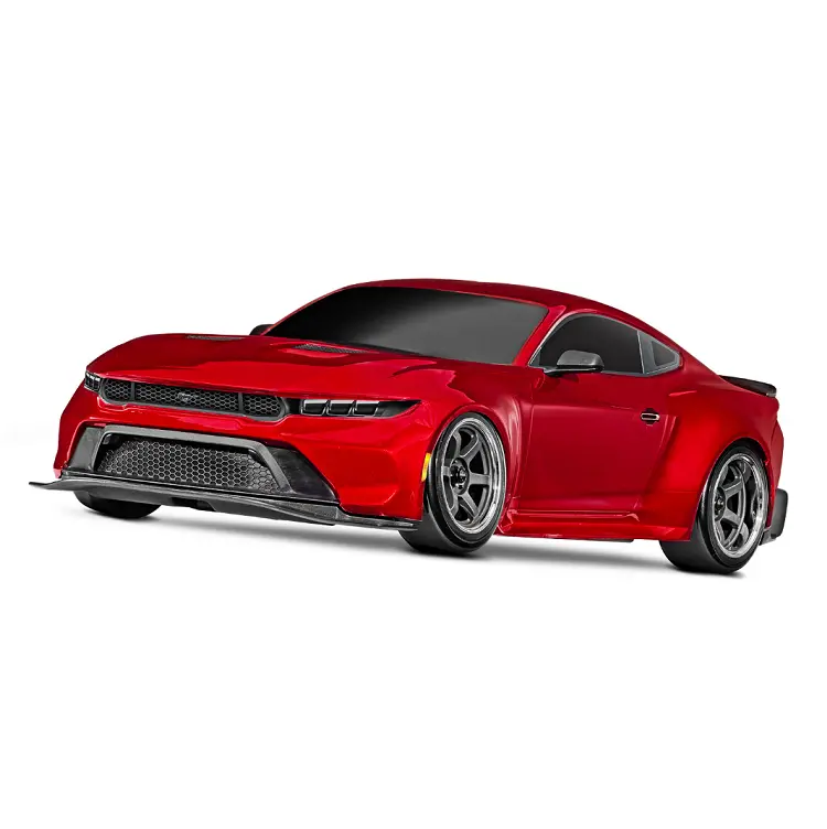 Traxxas 4-Tec Ford Mustang Red Rwd Drift  W/ Tsm 2.4Ghz Tqi Radio & Bluetooth Module - 105237-4Red 1