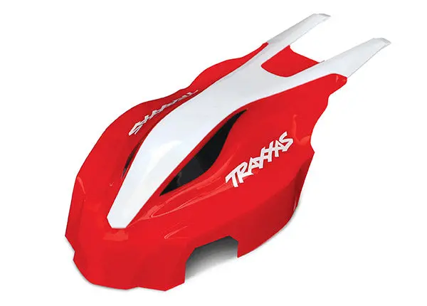 Traxxas Canopy Red & White Suit Aton - 7911 1