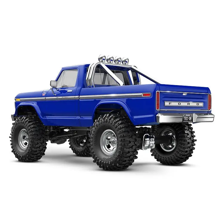 Traxxas Trx-4M 1:18 Ford F-150 High Trail Edition Blue W/ Tq 2.4Ghz Radio, 87T Brushed Motor, Lipo Battery & Charger - 97044-1Blue 2