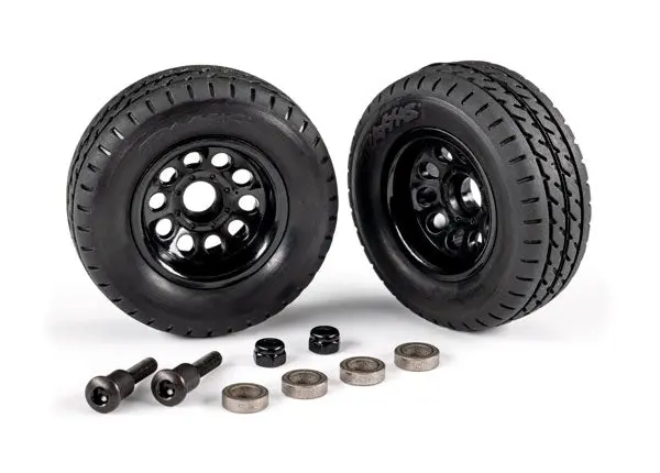 Traxxas Trx-4M 1:18 Trailer Wheels W/ Hardware - 9797 1