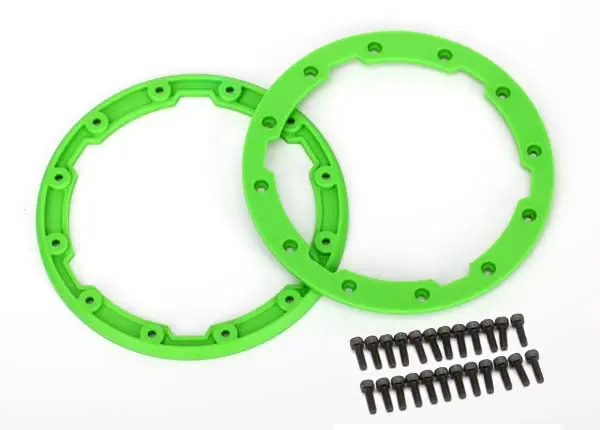Traxxas Tyre Sidewall Protector Beadlock Green 2Pcs - 5664 1