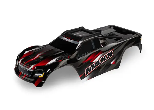 Traxxas V2 Widemaxx Red Body Shell W/ Cage Frame Suit 352Mm - 8918R 1