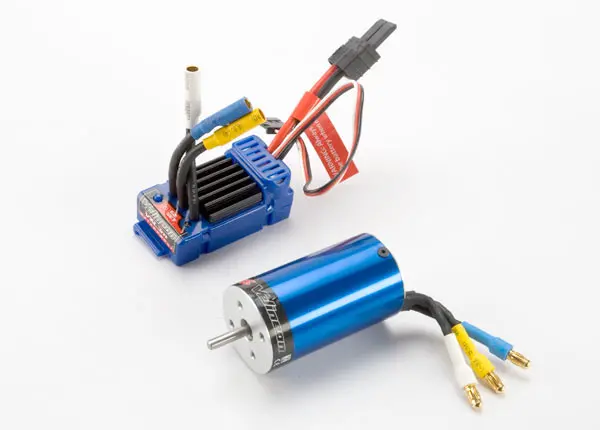 Traxxas Vxl-3M 1:16 4000Kv 380Size Brushless Motor & 2-3S Wp Esc - 3370 1