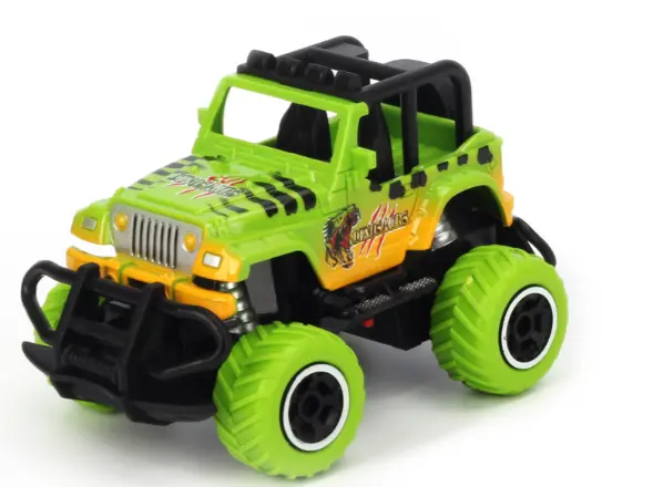 Trc 1:43 4Ch Rc Green Car Rtr Req. 4Xaa Batts - Trc-6146S-G 1