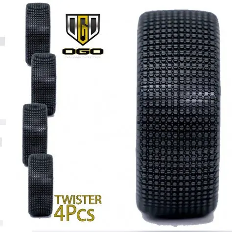Twister Ultra Soft 1/8Th Buggy Tyre Only - Set Of 4 2