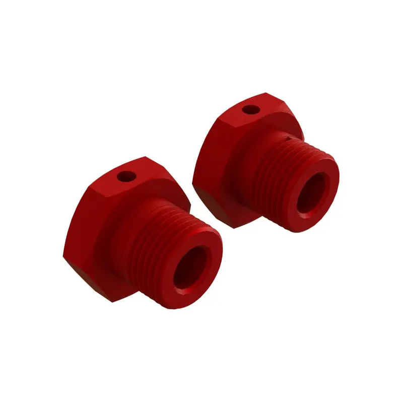 Typhon Aluminium Wheel Hex 17Mm- Red * 1