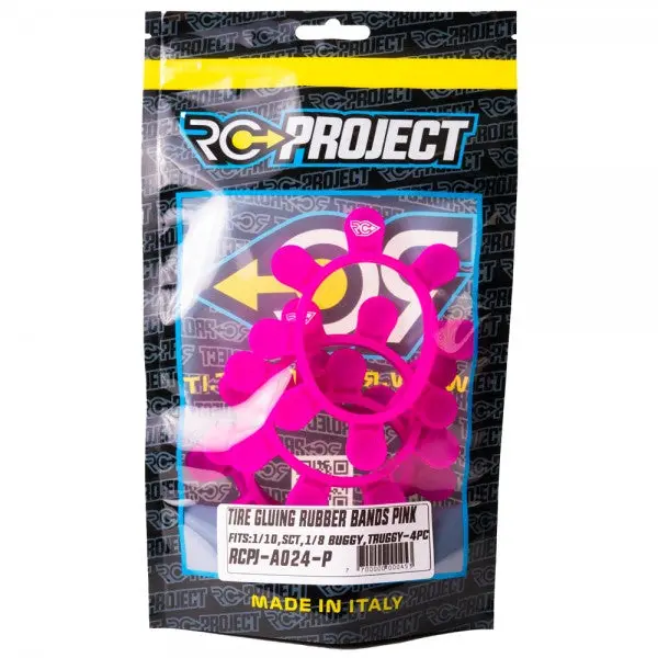 Tyre Gluing Bands - Pink 1
