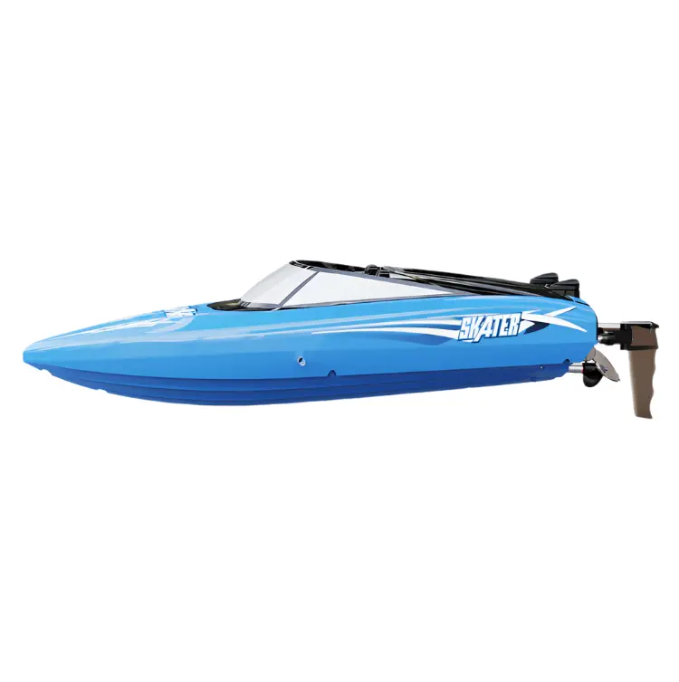 Udi Skater Blue Speed Boat 13In W/ 2.4Ghz Radio, Battery, Charger & Nose Bumper - Udi-034Blue 2