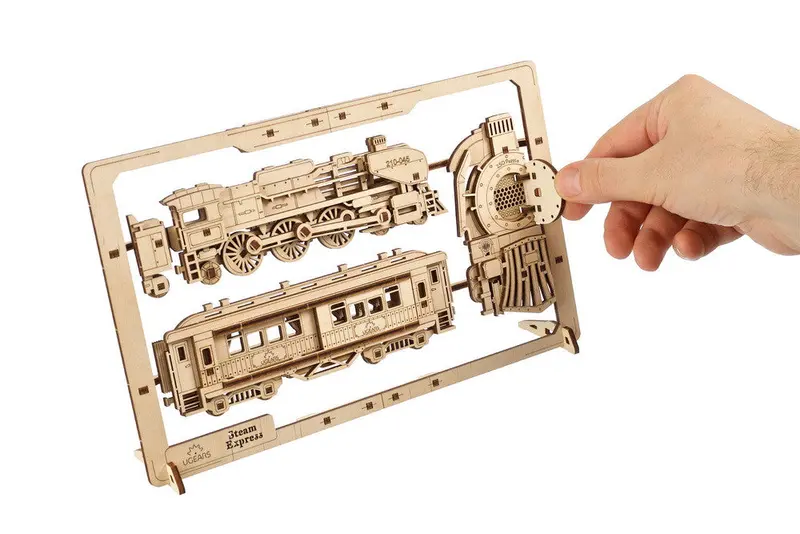 Ugears Steam Express 2.5D Puzzle - 70207 2
