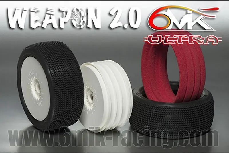 Weapon White Pre-Glued Tyre Deal - Set Of 4 1