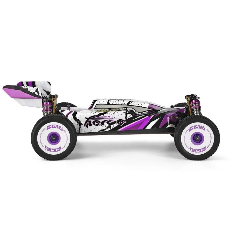 Wltoys 1:12 60Km/H Purple Buggy 4Wd With 2.4Ghz Radio, Lipo Battery And Charger - Wl124019 2