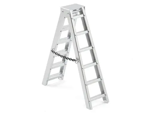 Yeah Racing 1:10 Aluminium Scale 4In Folding Ladder - Yea-Ya-0465 1