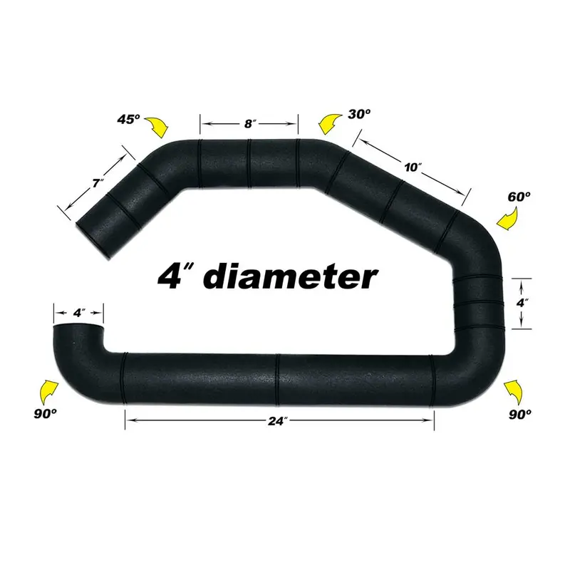Airaid Cold Air Intake Tube For Engine Performance (100-400) 1