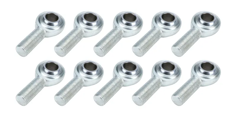 Allstar Performance Left-Hand 5/8" Male Steel Rod Ends – 10-Pack (58020-10) 1