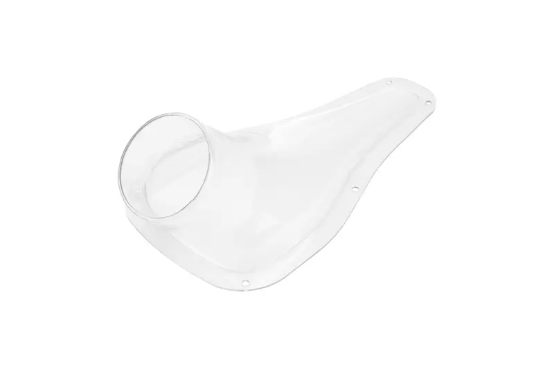 Allstar Performance Teardrop-Shaped Brake Duct – Clear Single-Hole Design 1