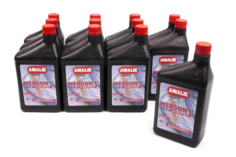 Amalie Mercon V Atf – Synthetic Blend Automatic Transmission Fluid, 12-Quart Case 1