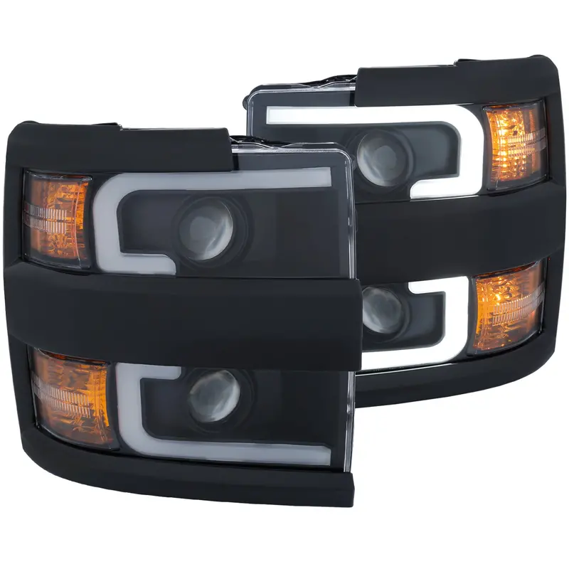 Anzo Usa Projector Headlight Set – Modern Led-Ready Design With Oem Fit 1